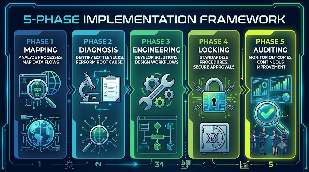 5Phase implementation Frame work