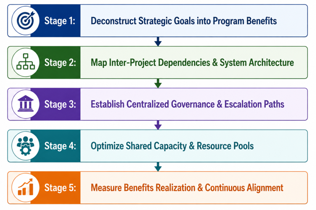 Step-by-Step Implementation Framework: Transitioning from Project Execution to Program Governance