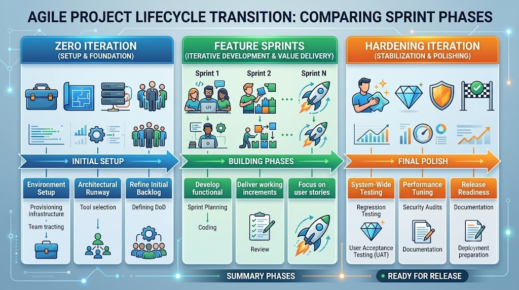 Ajile project life cycle Transisition