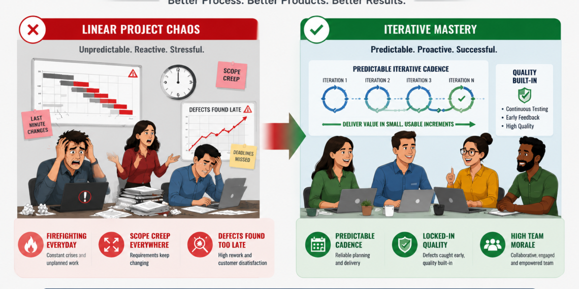 'Linear Project Chaos' to 'Iterative Mastery'
