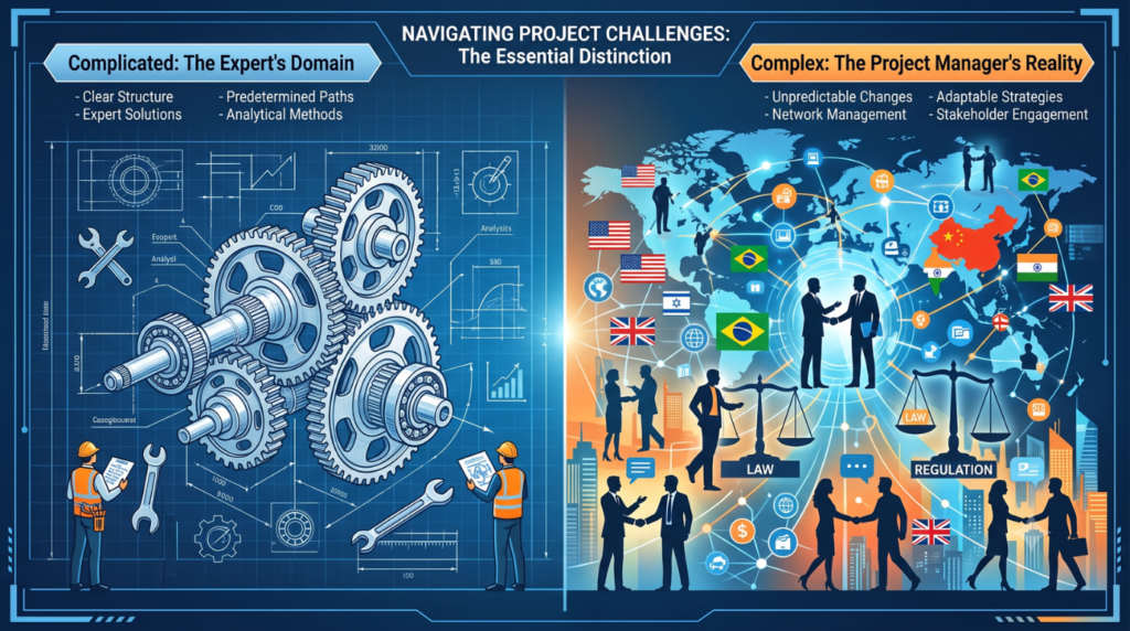 Navigating Project Challenges The Essential Distinction