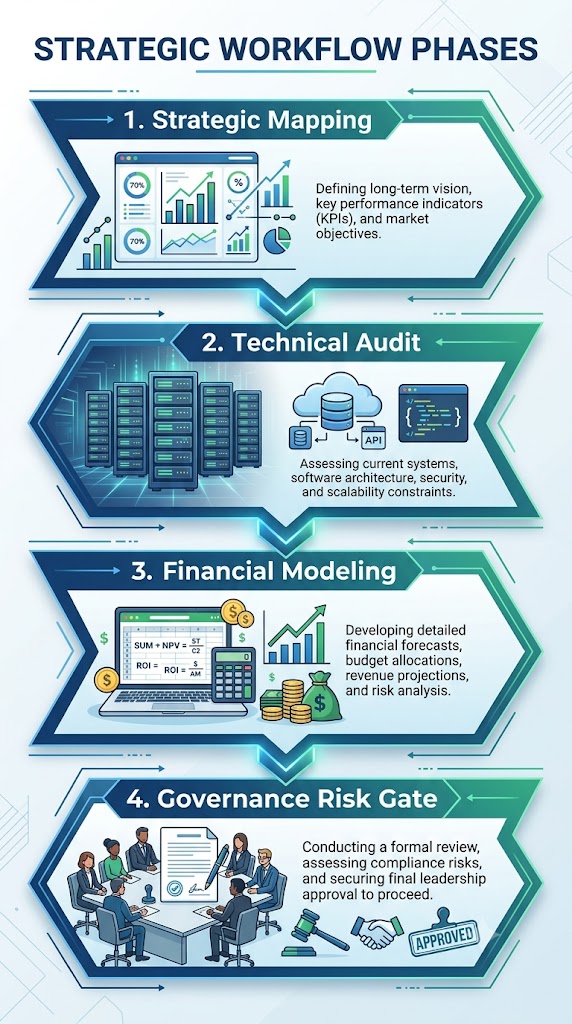 Strategic workflow phases
