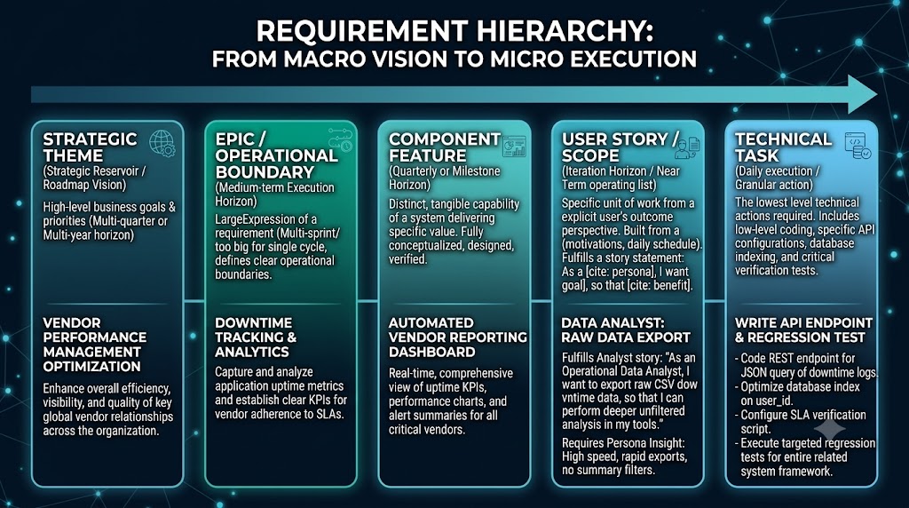 Technical Tasks- Requirement Hierarchy