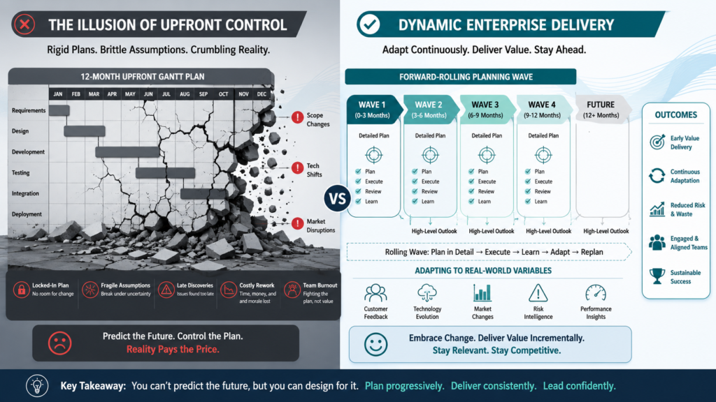 The Illusion Of Upfront Control and Dynamic Enterprise Delivery