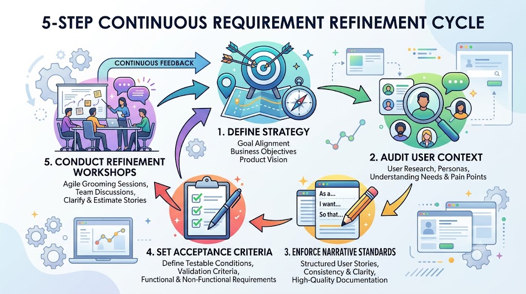 Continuous requirement refinement
