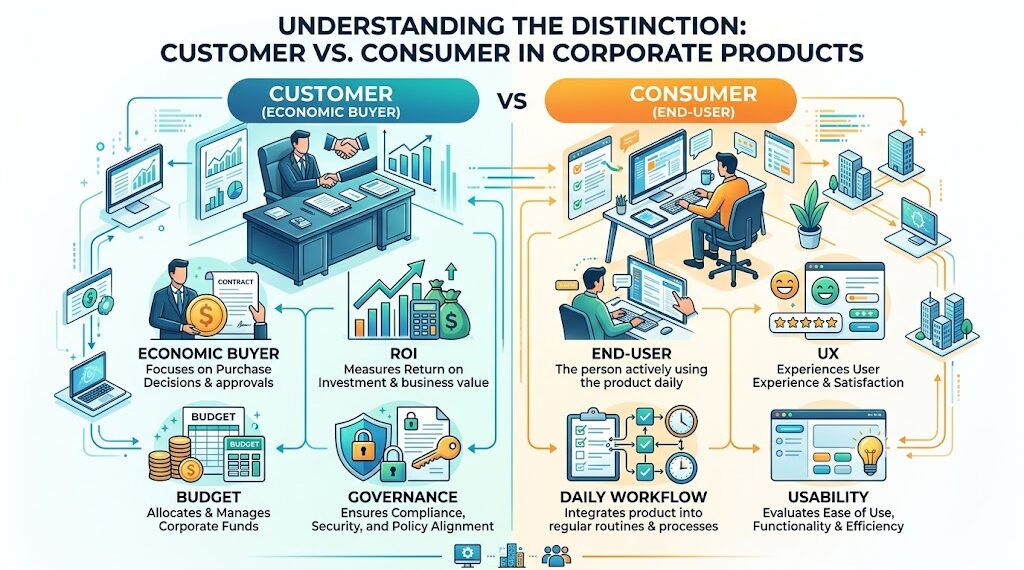 customer vs consumer in corporate products