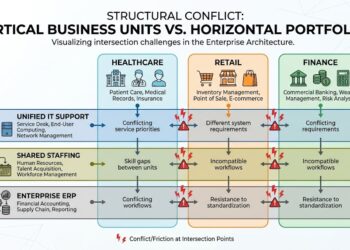 vertical business units vs horizontal portfolios