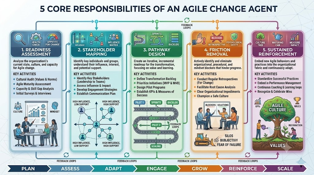 5 Core Responsibilities of an Agile Change Agent