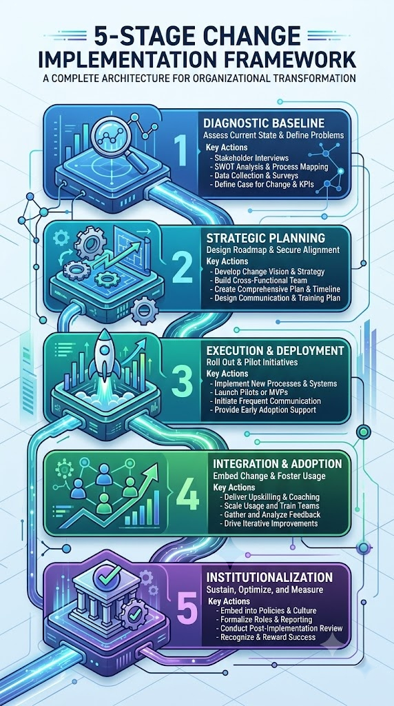5-Stage Change Implementation Framework