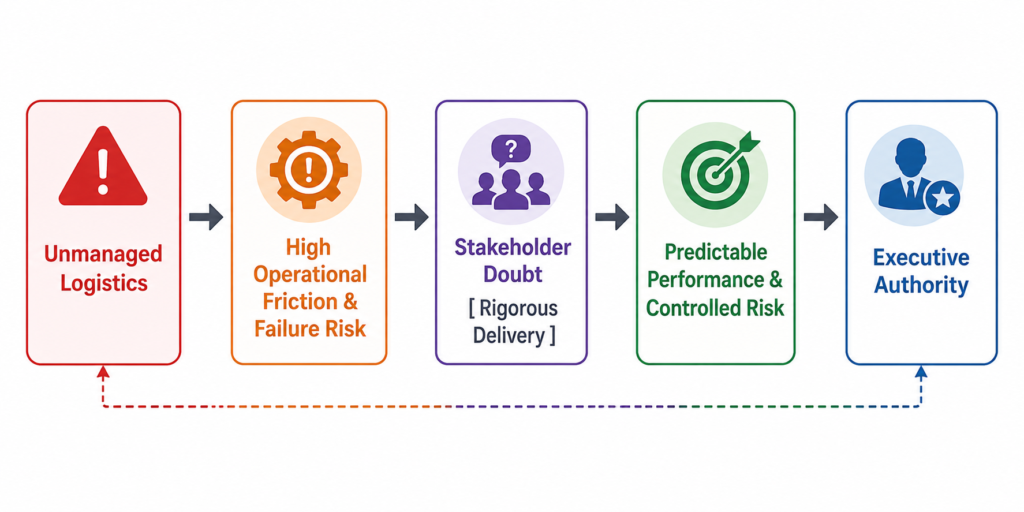 Unmanaged Logistics and Rigorous Dillivery