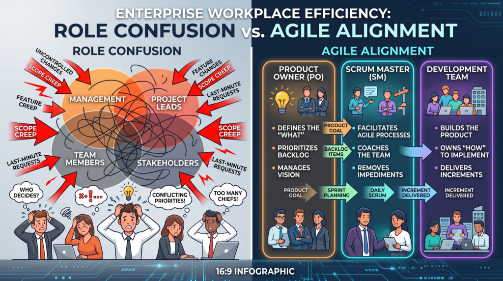 Role Confusion Vs. Agile Alignment