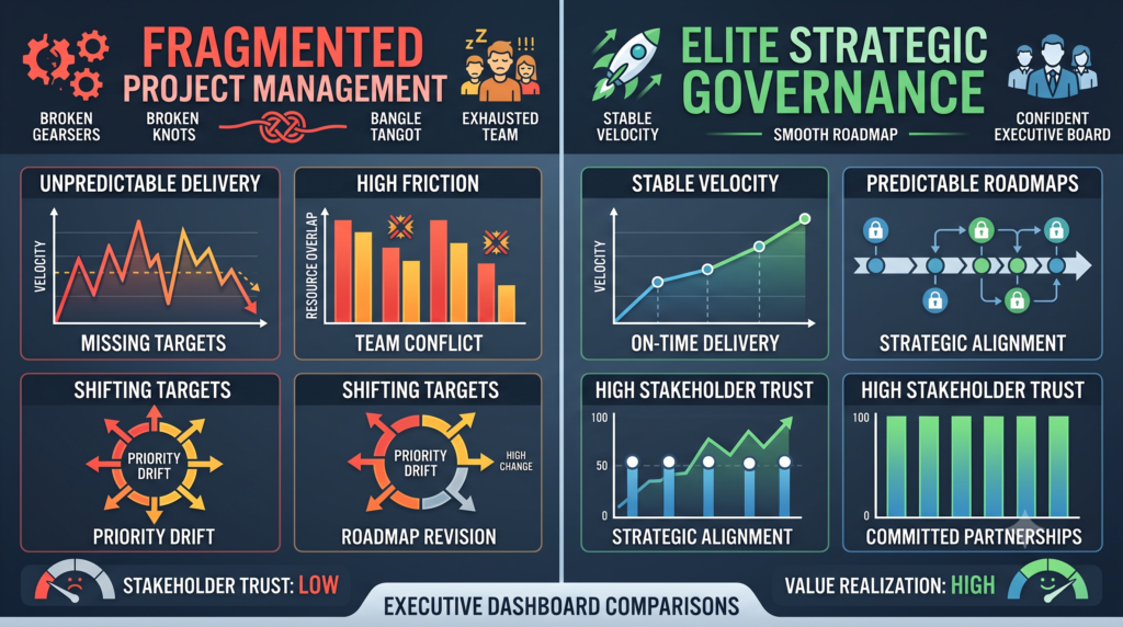 Fragemented Project Management Elitie Strategic Governance