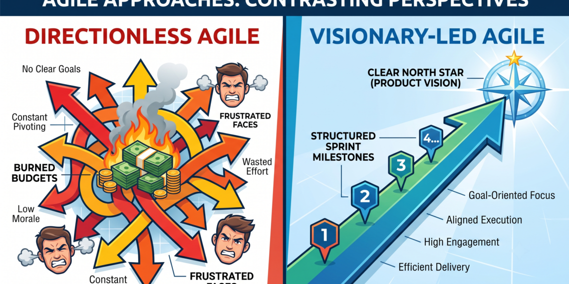 Directionless Agile Visionary - Led Agile