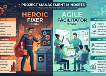 Heroic Fixer mindset Vs Agile Facilitator mindset