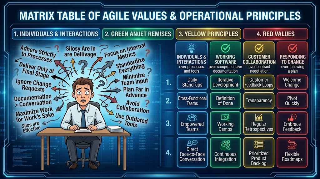 Matrix Table of Agile Values