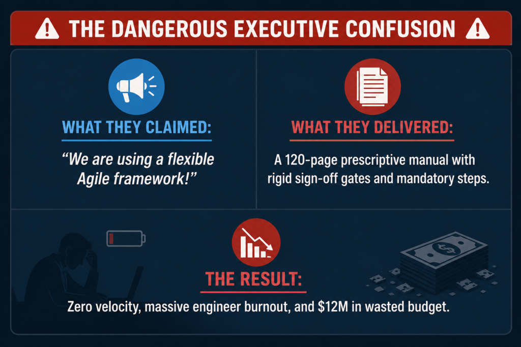 THE DANGEROUS EXECUTIVE CONFUSION