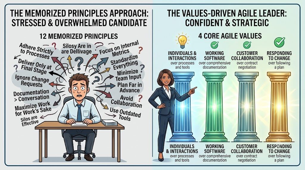 The Memorized Priciples Approach And Values Driven Agile Leader
