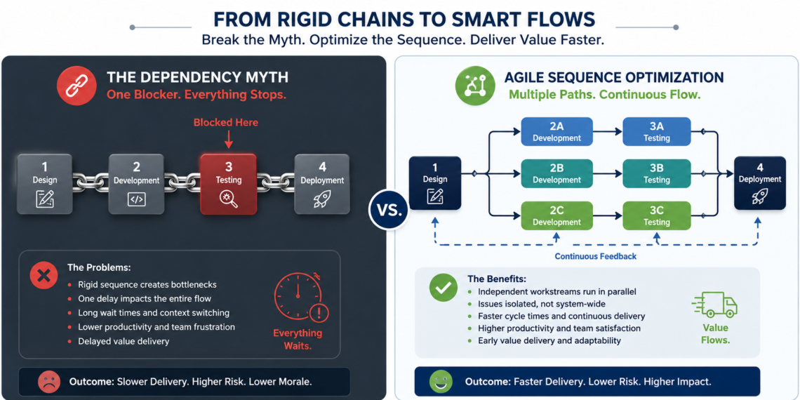 from rigid chains to small flow