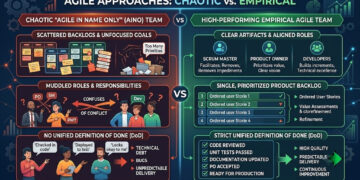 scattered backlogs versus high-performing empirical Agile teams