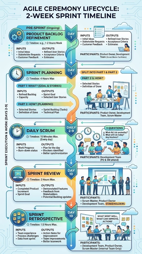 2-week sprint timeline