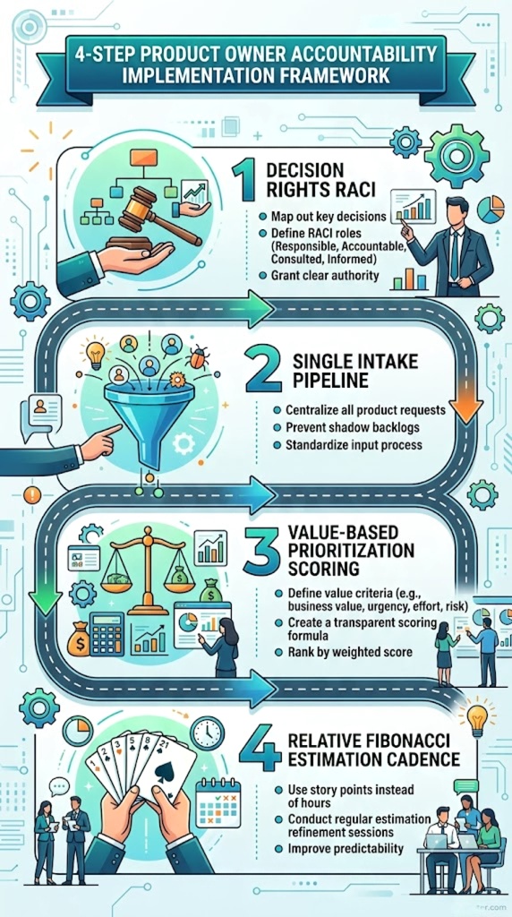 4-Step PO Accountability Implementation Framework