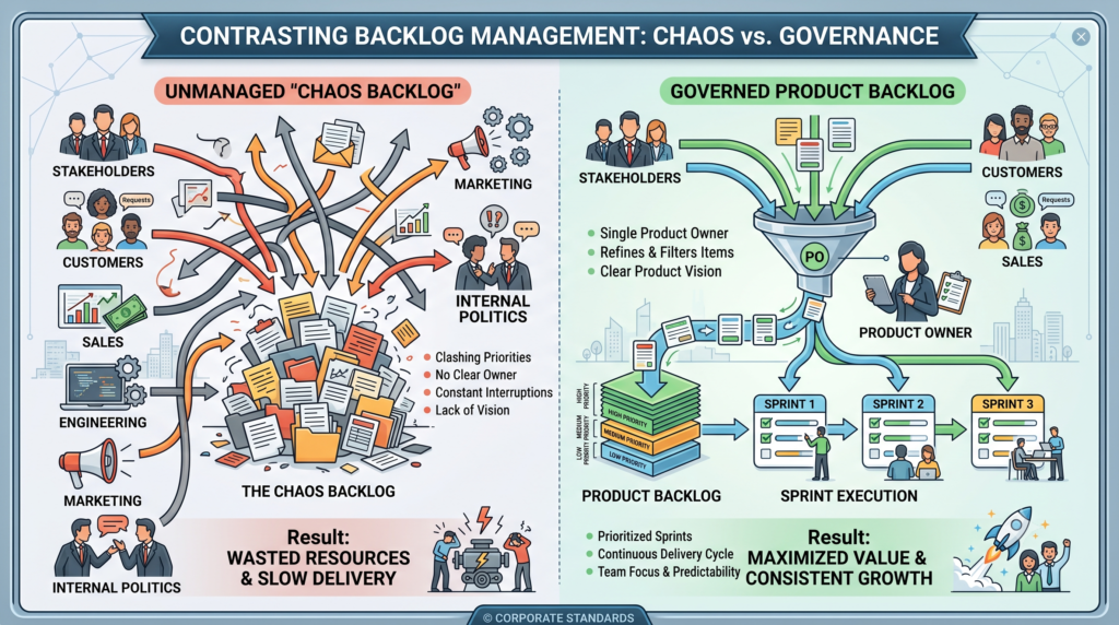 Contrasting Backlog Management