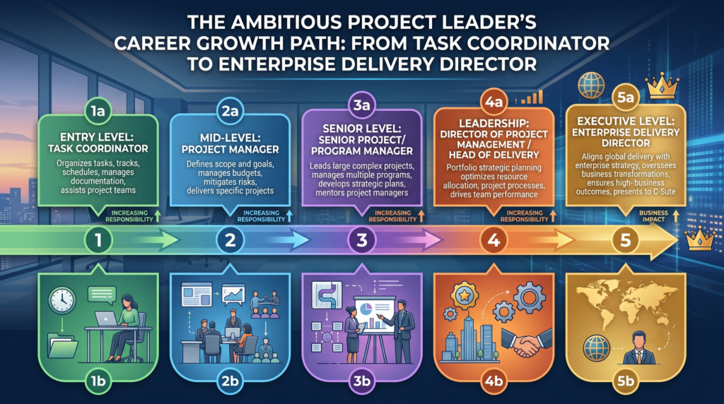 The Ambitious project leader's career growth path