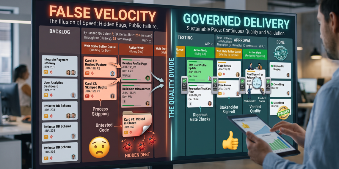 False Velocity And Governed Delivery