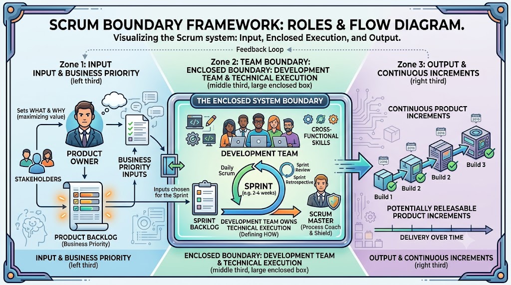 Scrum boundary framework