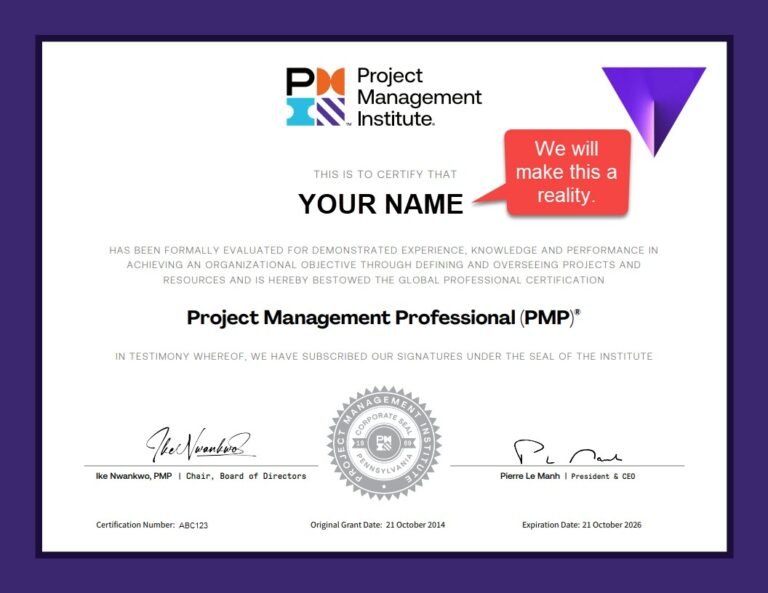 pmp certificate
